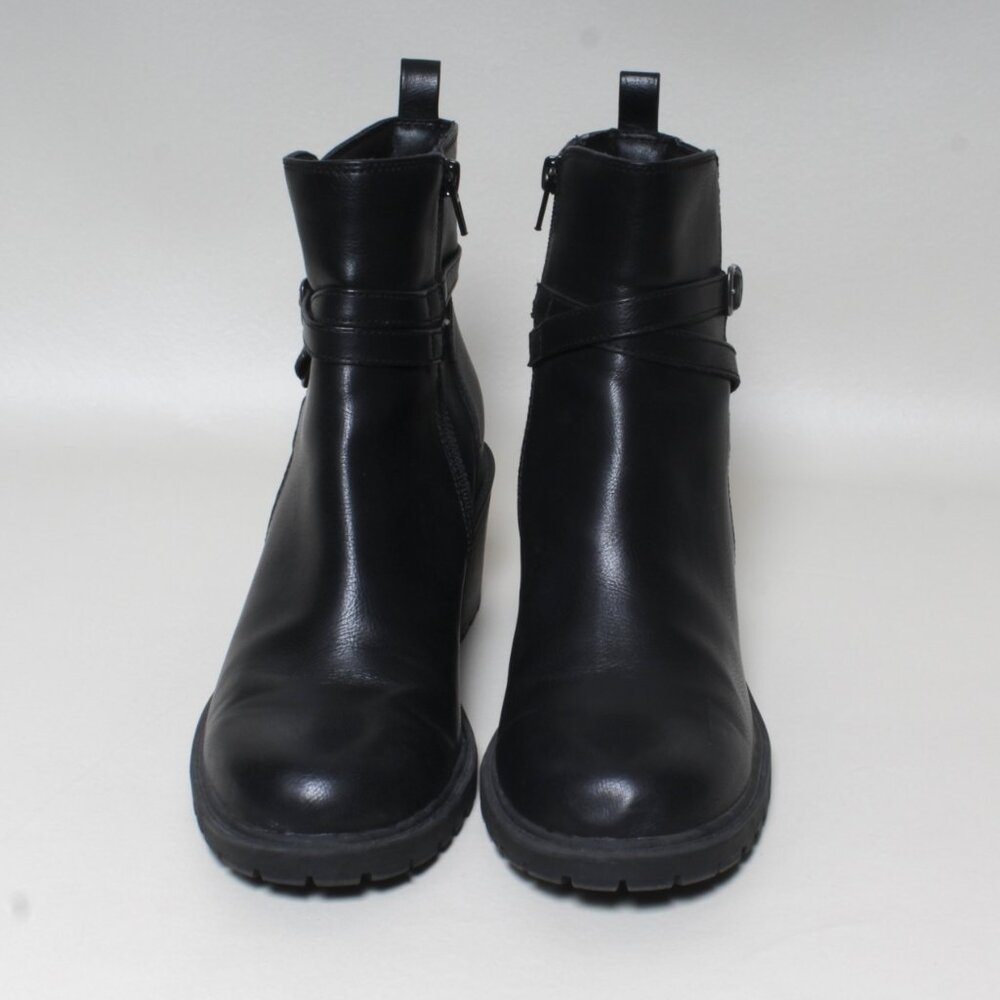 Womens Frye & Co Boots Audrey Size 8.5 Black Heeled Ankle Boot